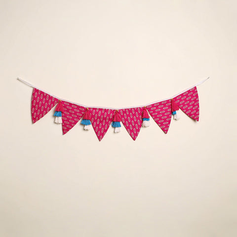  Handmade Fabric Beads & Tassels Toran