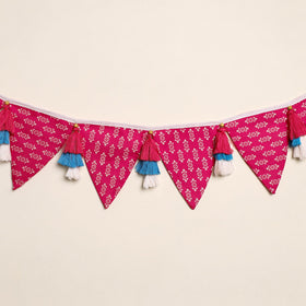  Handmade Fabric Beads & Tassels Toran