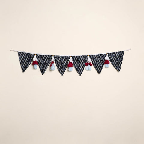  Handmade Fabric Beads & Tassels Toran