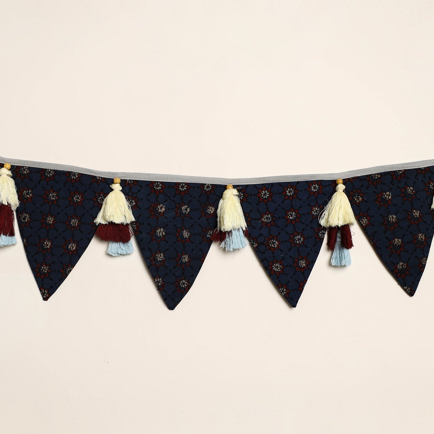  Handmade Fabric Beads & Tassels Toran