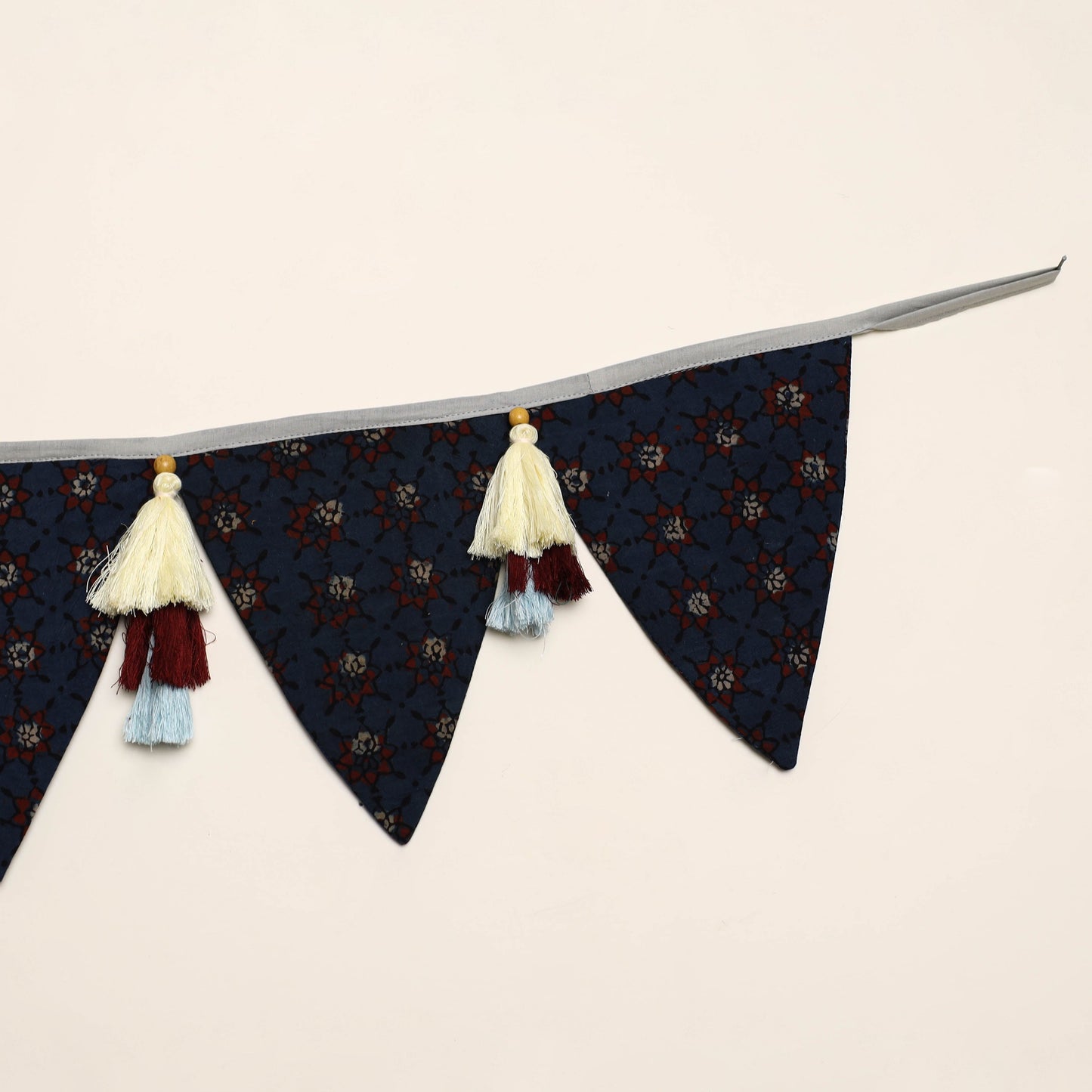  Handmade Fabric Beads & Tassels Toran