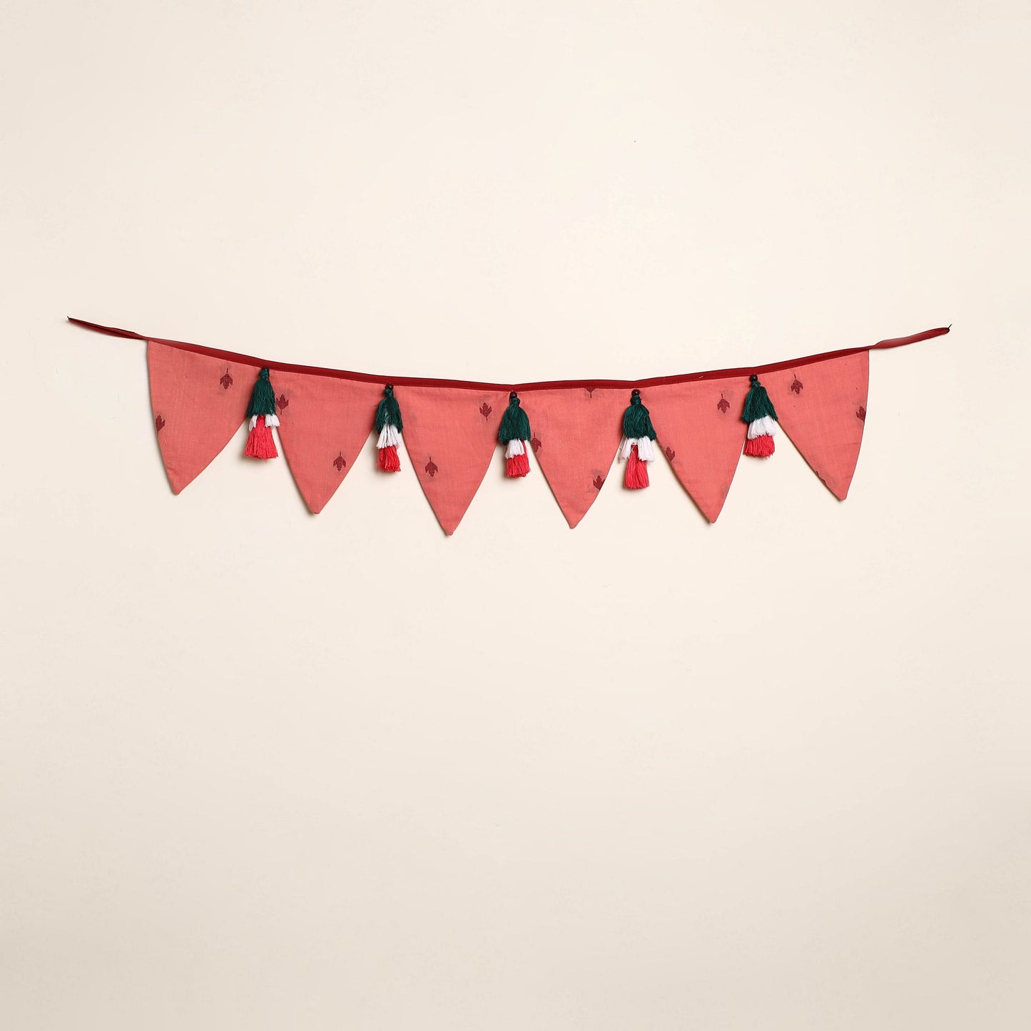  Handmade Fabric Beads & Tassels Toran