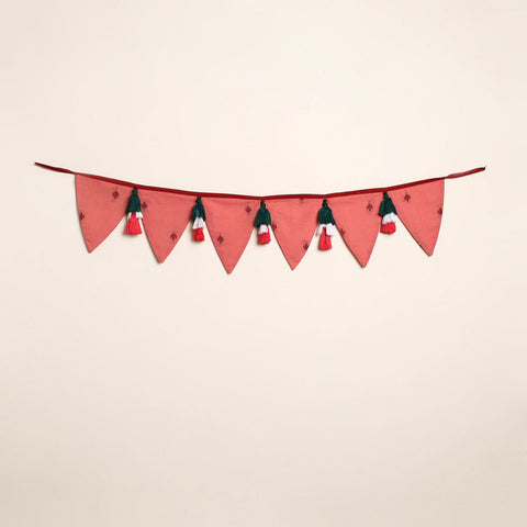  Handmade Fabric Beads & Tassels Toran