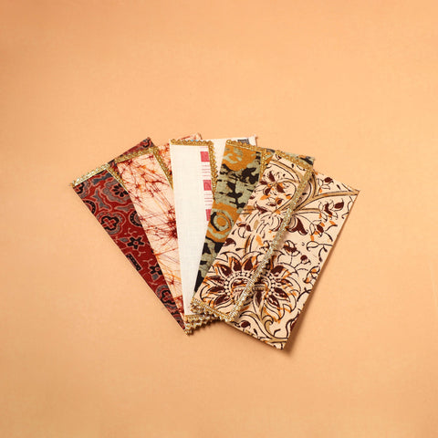  Handmade Fabric Envelope (Assorted Set of 5)