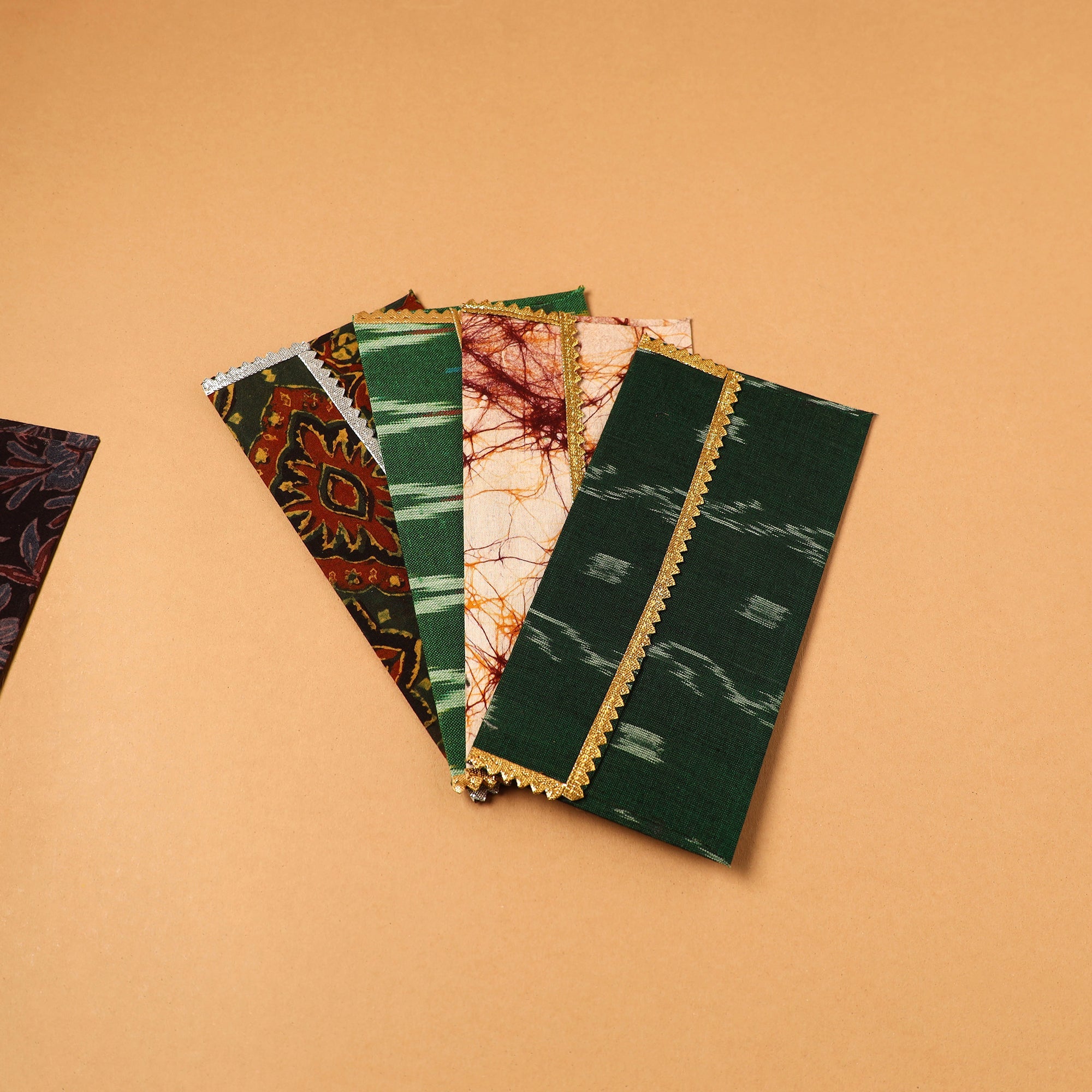  Handmade Fabric Envelope (Assorted Set of 5)
