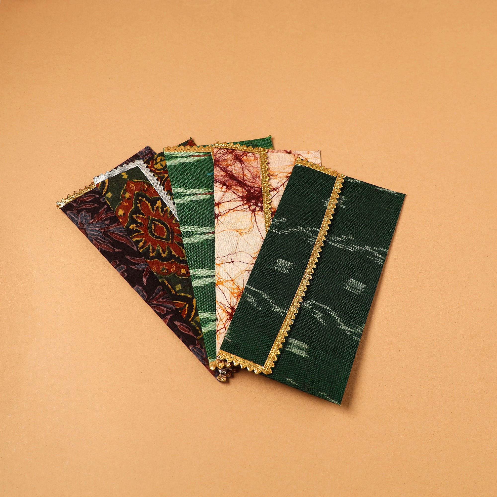  Handmade Fabric Envelope (Assorted Set of 5)