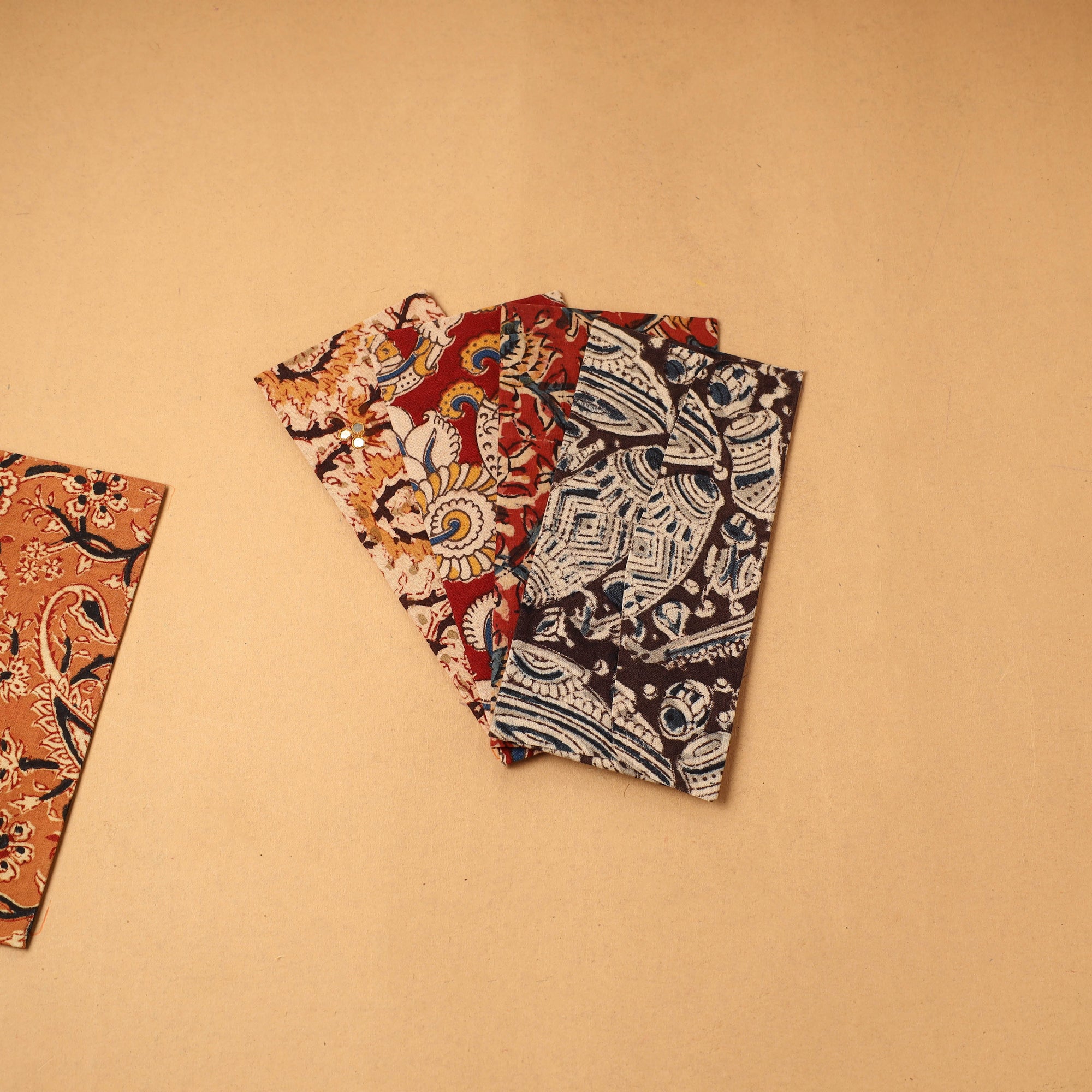Handmade fabric envelope (assorted set of 5) 04