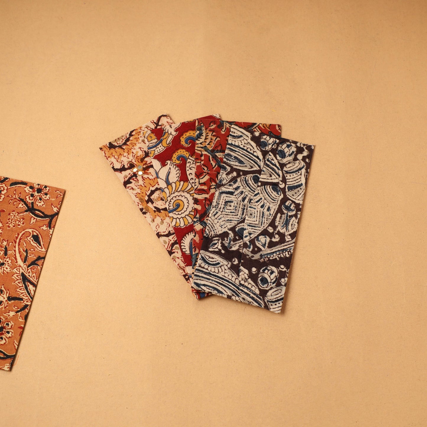 Handmade fabric envelope (assorted set of 5) 04
