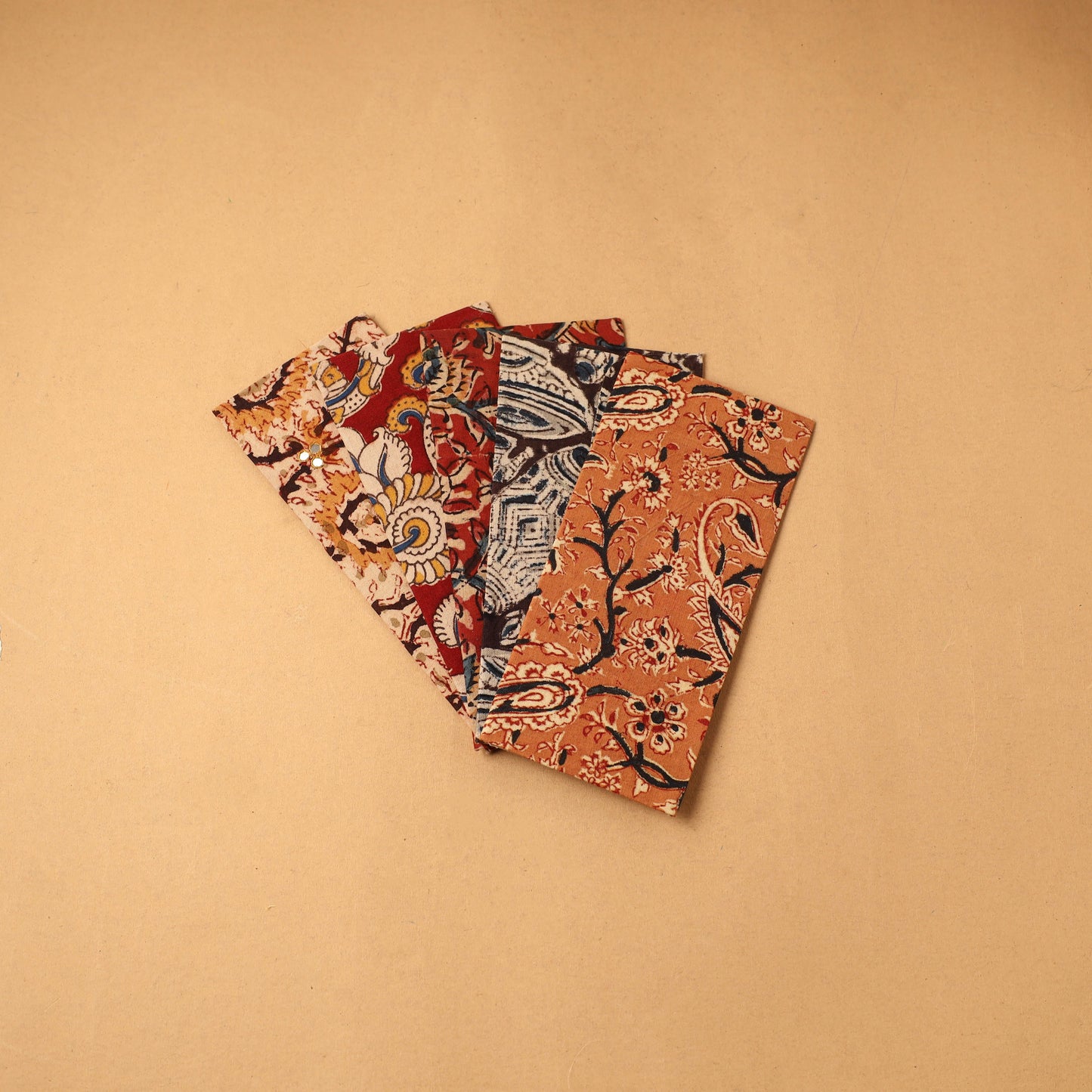 Handmade fabric envelope (assorted set of 5) 04