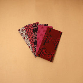 Handmade fabric envelope (assorted set of 5) 06