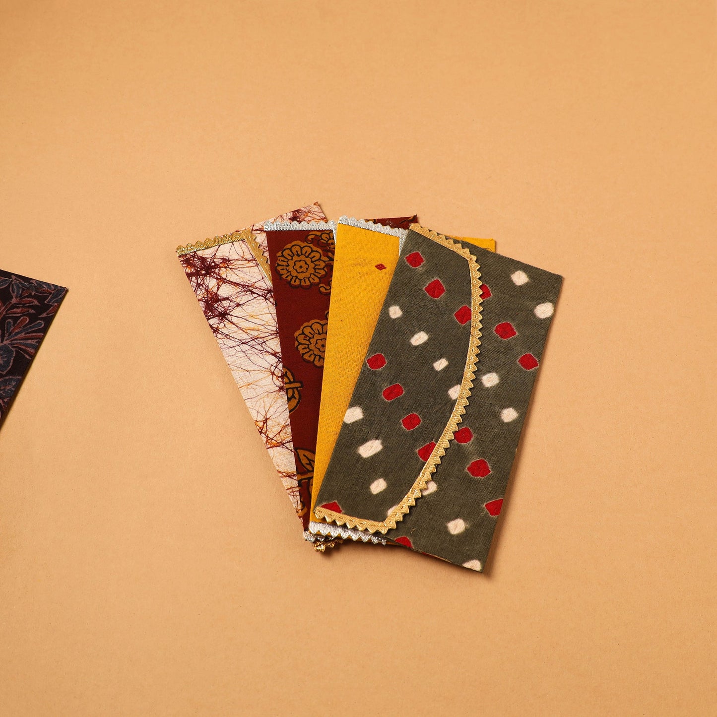  Handmade Fabric Envelope (Assorted Set of 5)