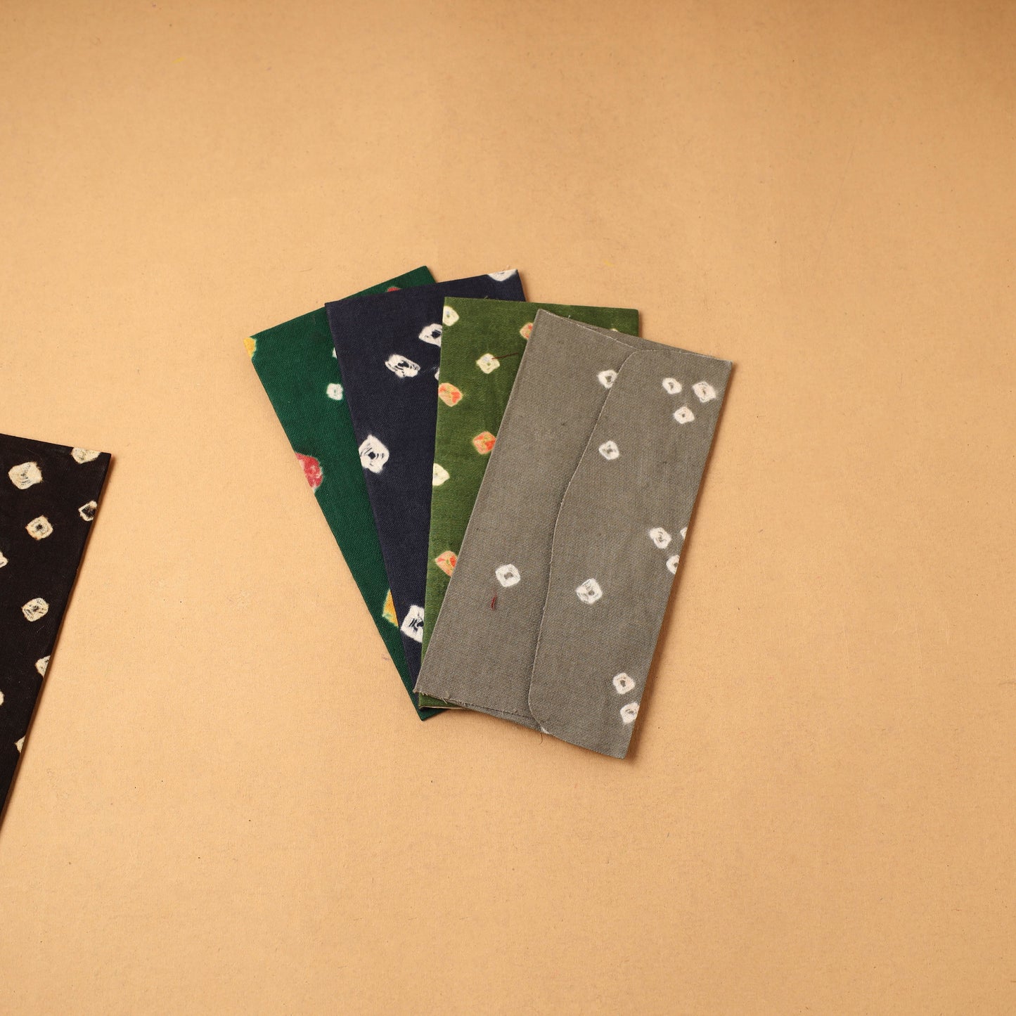 Handmade fabric envelope (assorted set of 5) 08