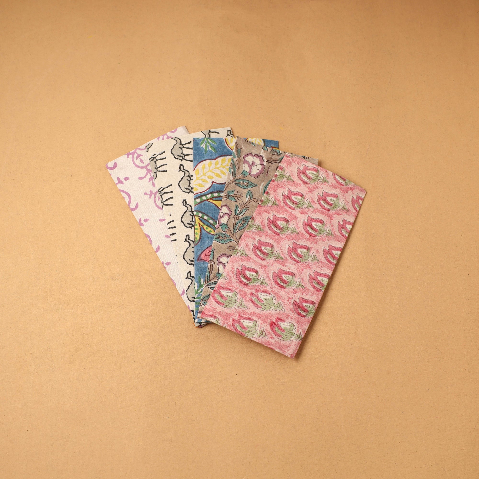 Handmade fabric envelope (assorted set of 5) 11