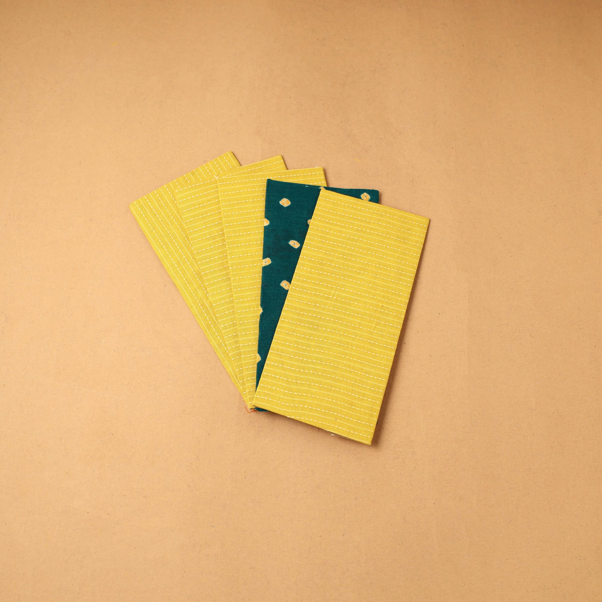 Handmade fabric envelope (assorted set of 5) 12