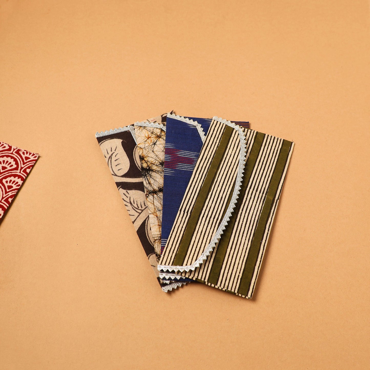  Handmade Fabric Envelope (Assorted Set of 5)