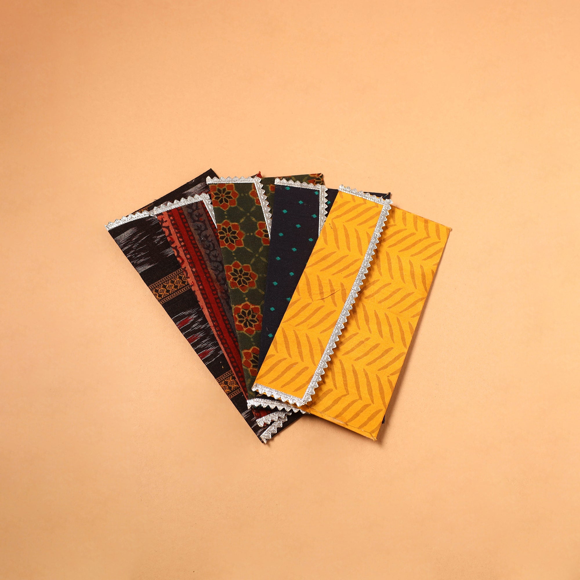  Handmade Fabric Envelope (Assorted Set of 5)
