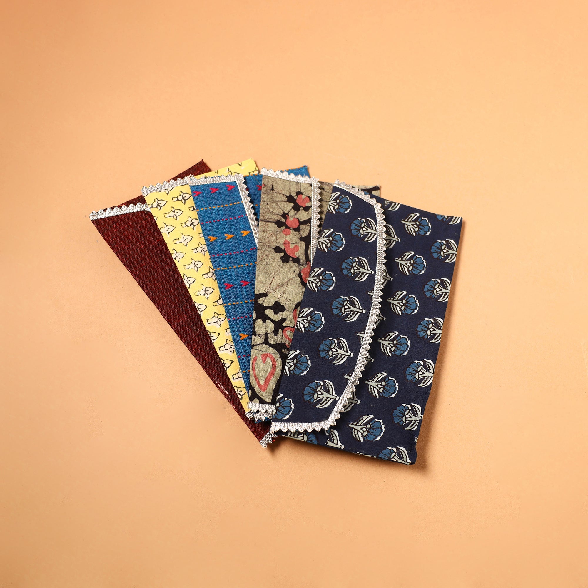  Handmade Fabric Envelope (Assorted Set of 5)