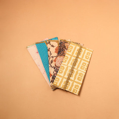  Handmade Fabric Envelope (Assorted Set of 5)