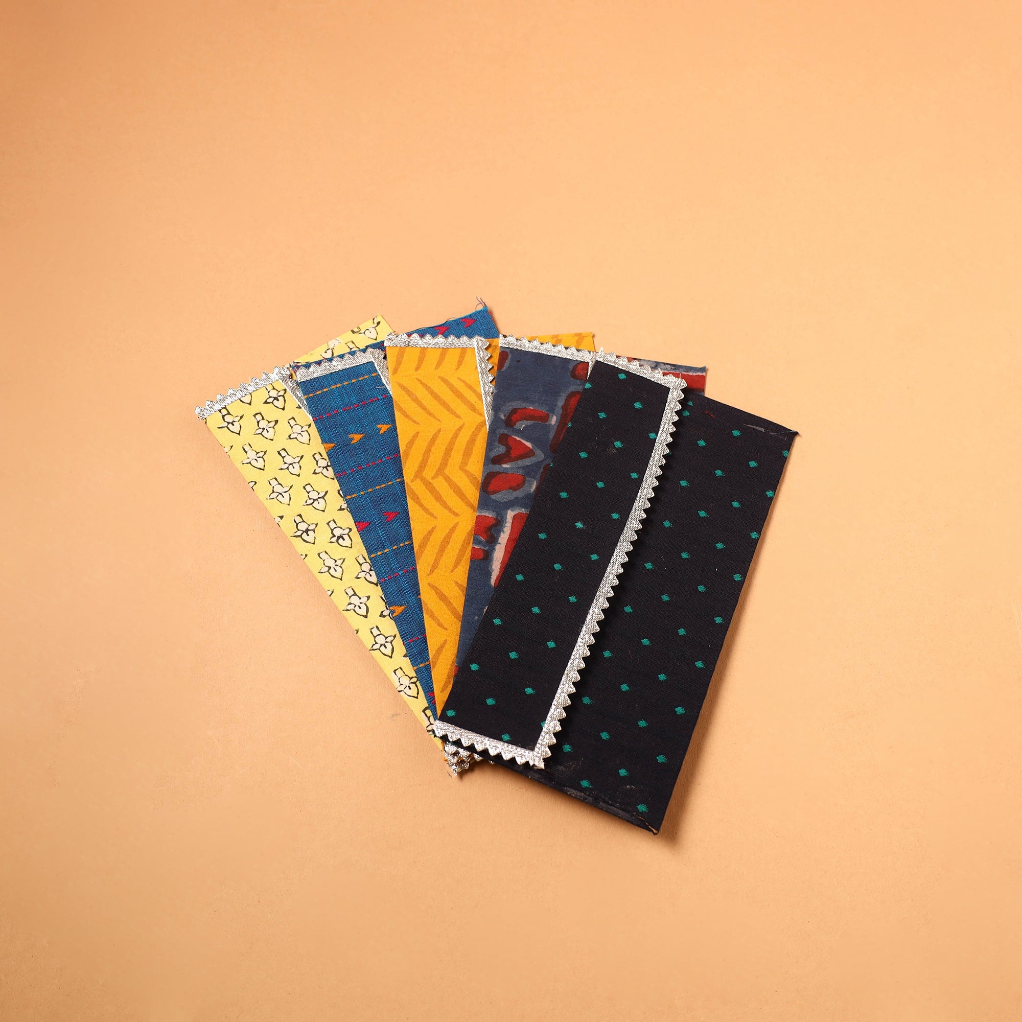  Handmade Fabric Envelope (Assorted Set of 5)