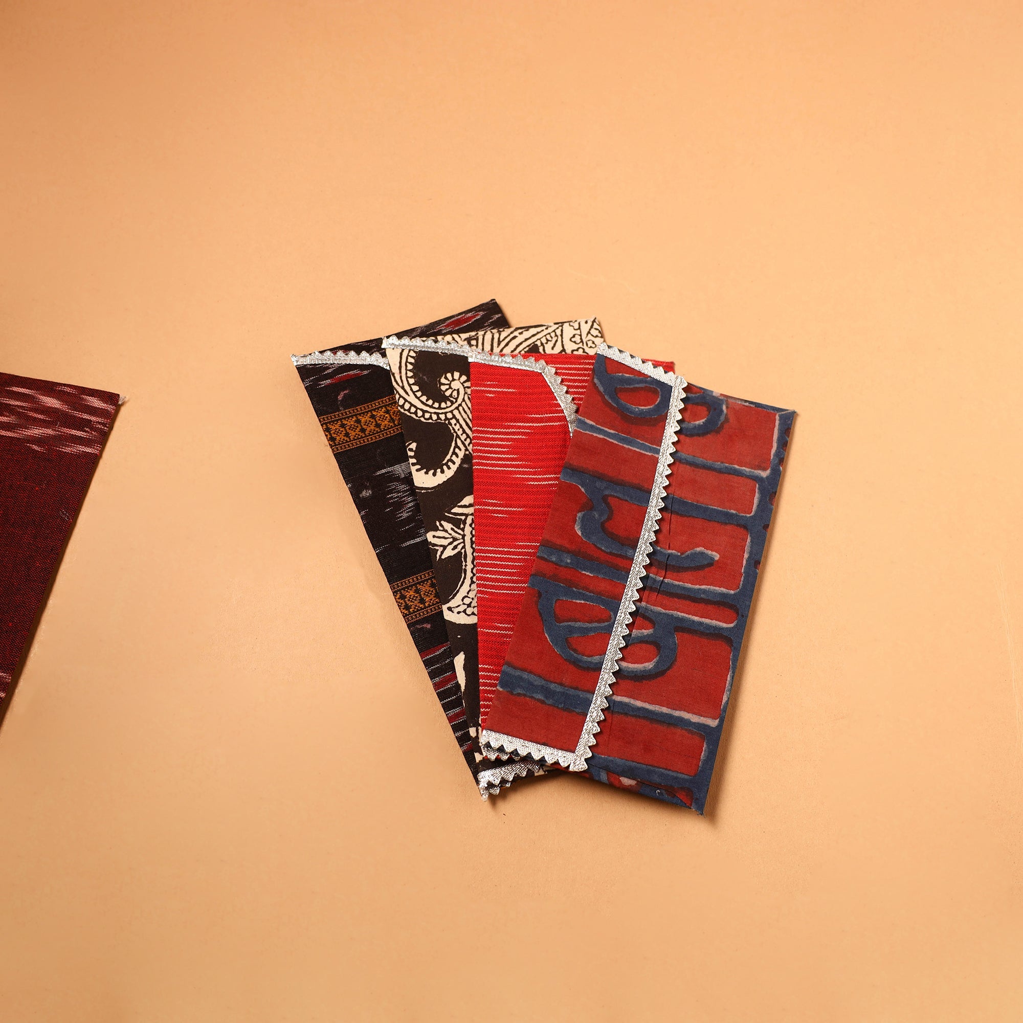  Handmade Fabric Envelope (Assorted Set of 5)