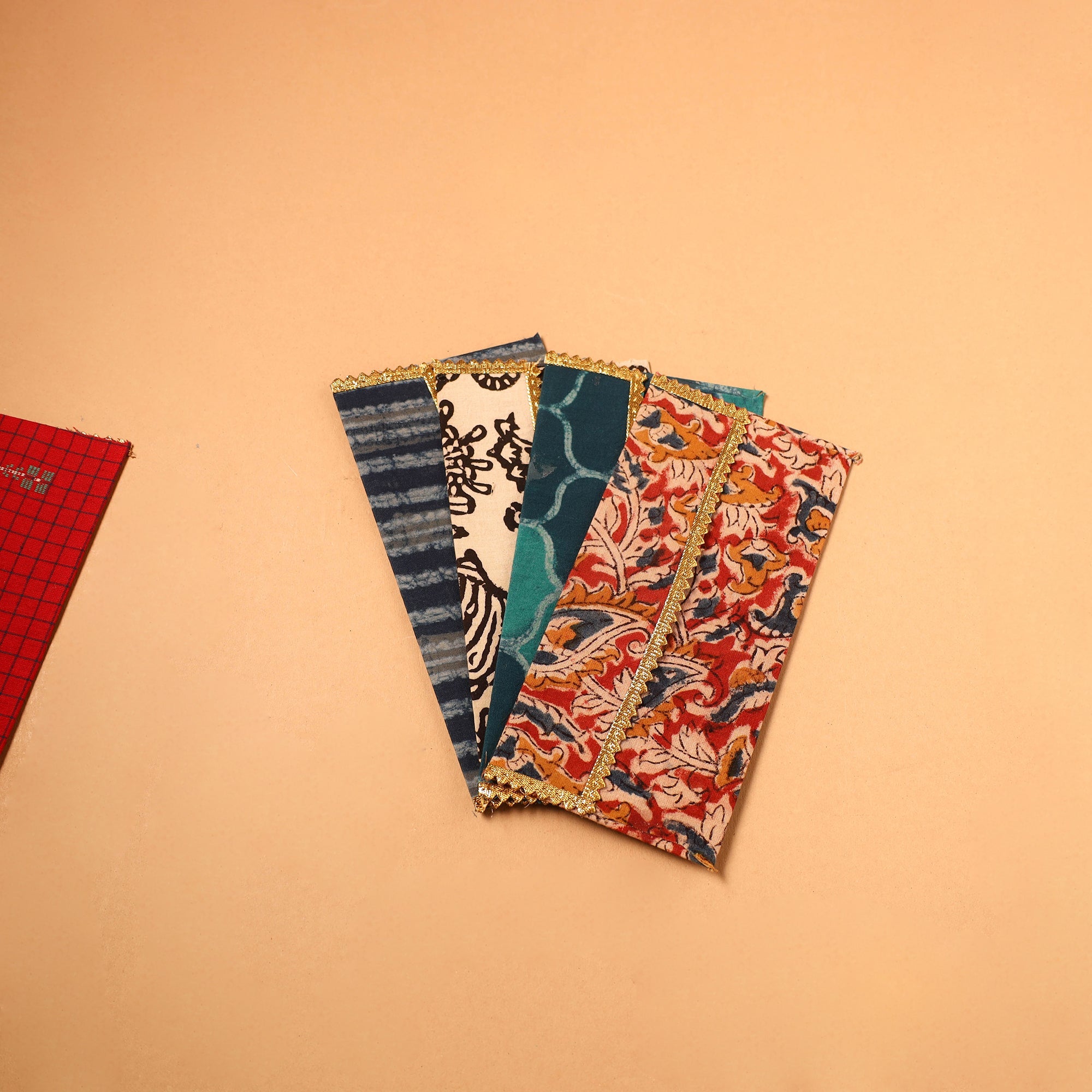  Handmade Fabric Envelope (Assorted Set of 5)