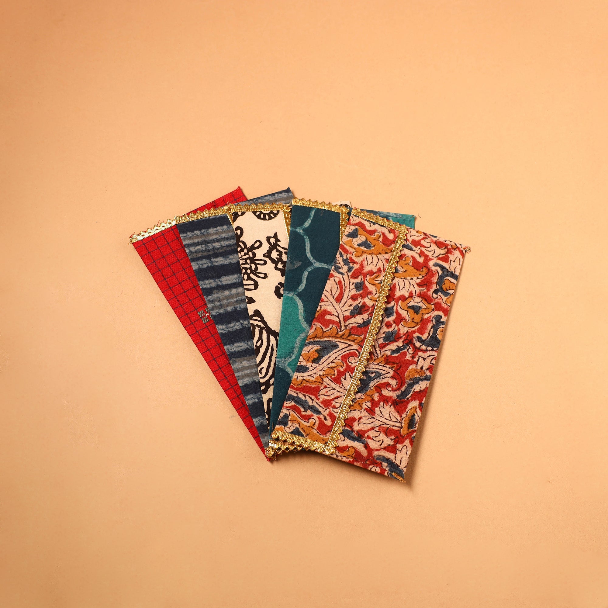  Handmade Fabric Envelope (Assorted Set of 5)