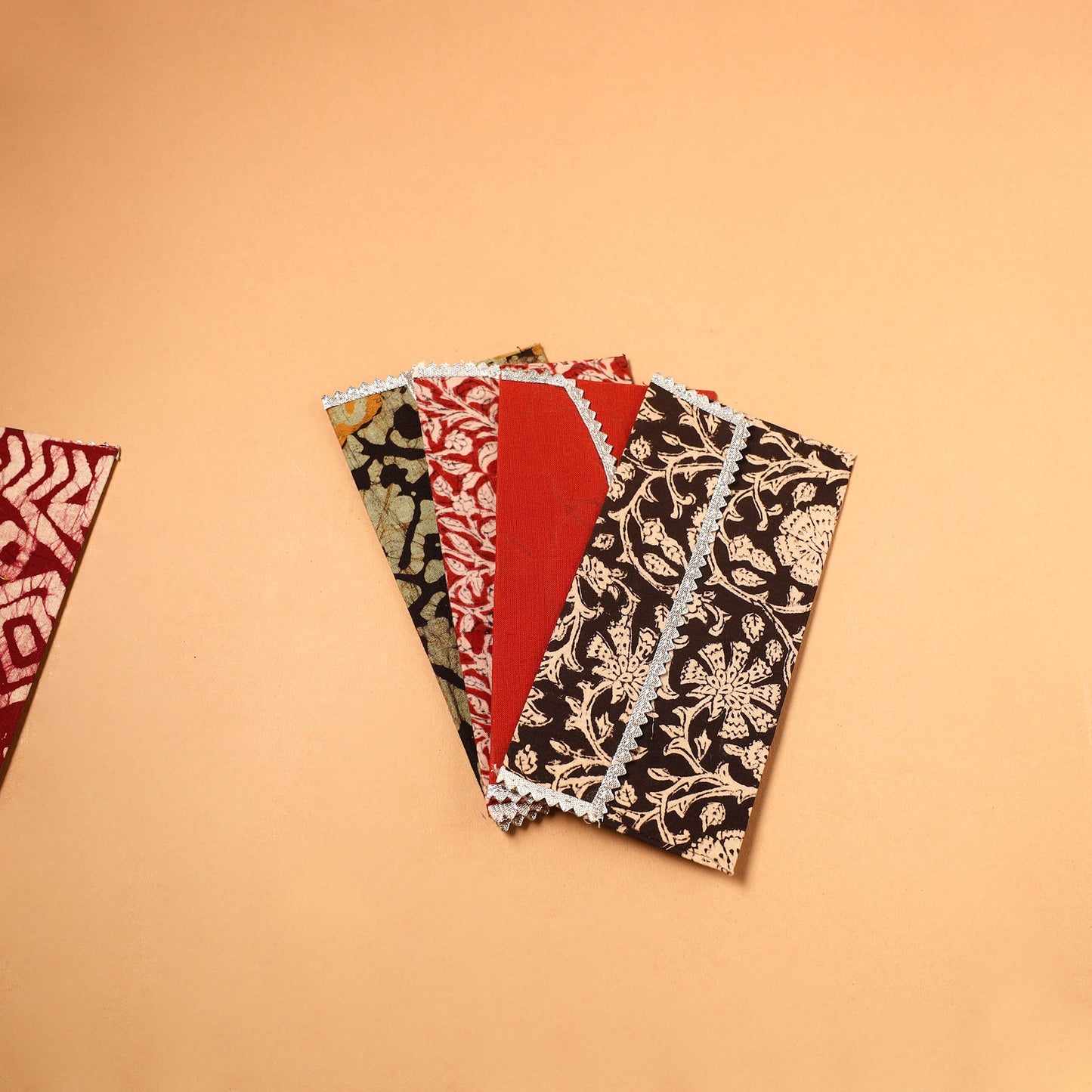  Handmade Fabric Envelope (Assorted Set of 5)