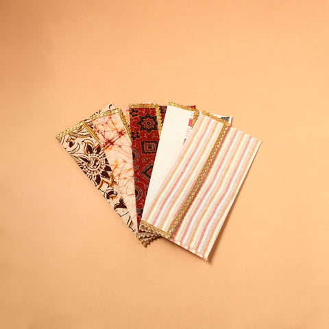  Handmade Fabric Envelope (Assorted Set of 5)