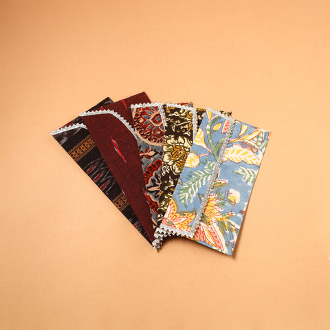  Handmade Fabric Envelope (Assorted Set of 5)