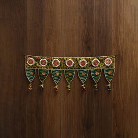 Handmade fabric toran for festive decor 01 - handcrafted