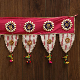 Handmade fabric toran for festive decor 06 - handcrafted