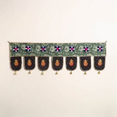 Handmade fabric toran for festive decor 08 - handcrafted