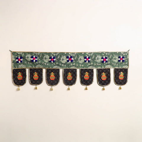 Handmade fabric toran for festive decor 08 - handcrafted