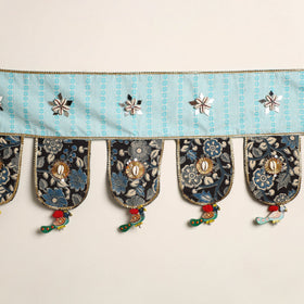 Handmade fabric toran for festive decor 09 - handcrafted