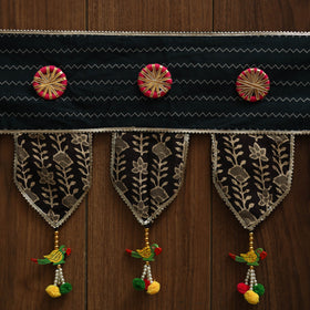 Handmade fabric toran for festive decor 09 - handcrafted