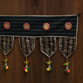 Handmade fabric toran for festive decor 09 - handcrafted