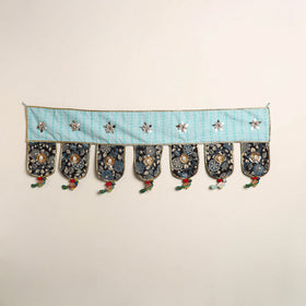 Handmade fabric toran for festive decor 09 - handcrafted