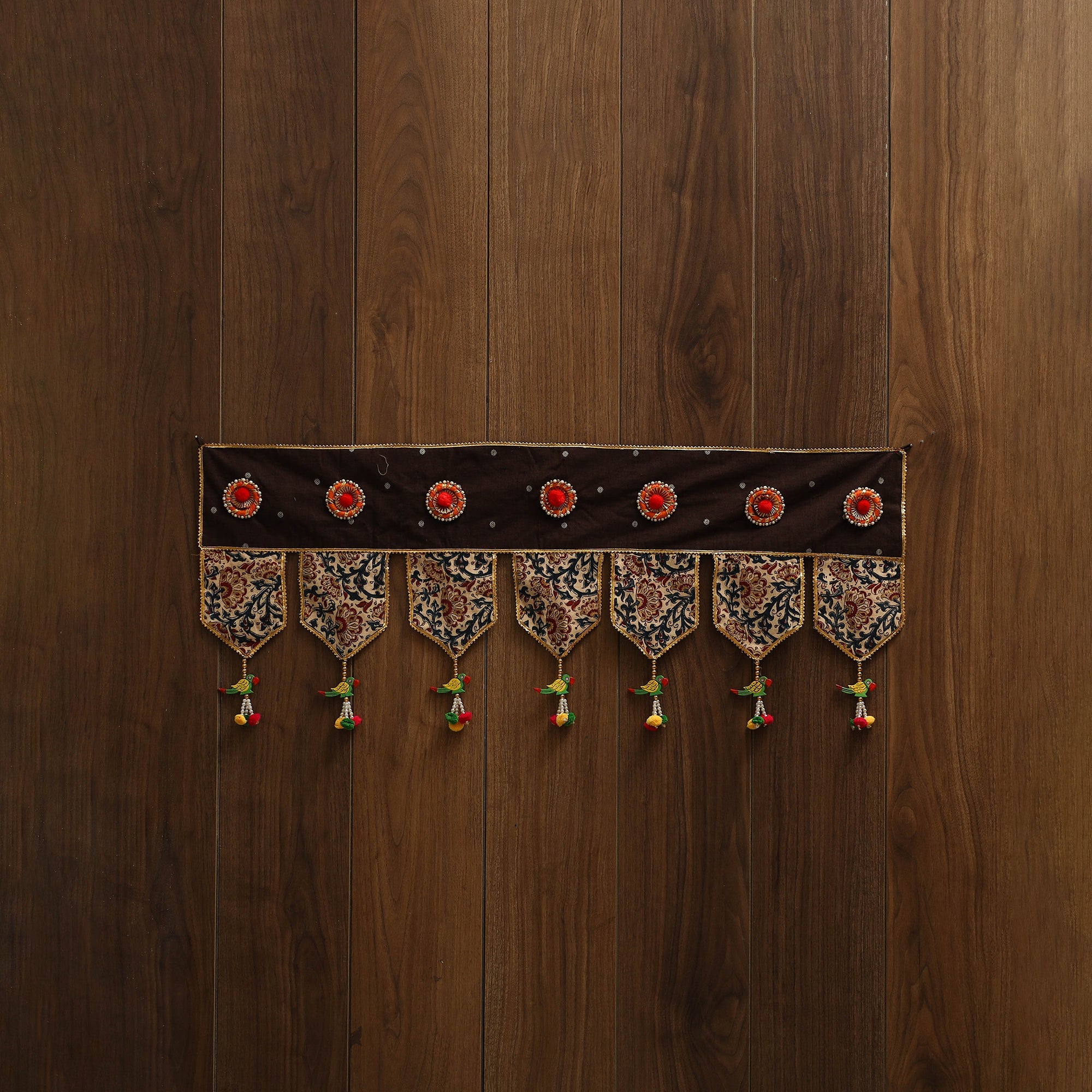 Handmade fabric toran for festive decor 10 - handcrafted