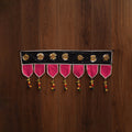 Handmade fabric toran for festive decor 105 - handcrafted