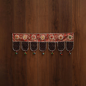 Handmade fabric toran for festive decor 108 - handcrafted