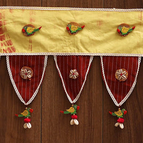 Handmade fabric toran for festive decor 109 - handcrafted