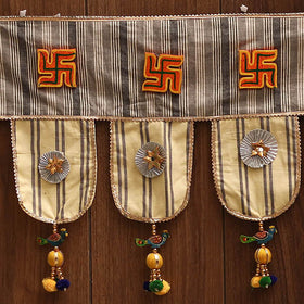 Handmade fabric toran for festive decor 110 - handcrafted