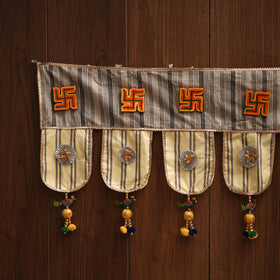 Handmade fabric toran for festive decor 110 - handcrafted