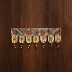 Handmade fabric toran for festive decor 110 - handcrafted