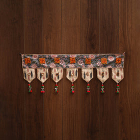 Handmade fabric toran for festive decor 111 - handcrafted