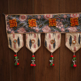 Handmade fabric toran for festive decor 111 - handcrafted