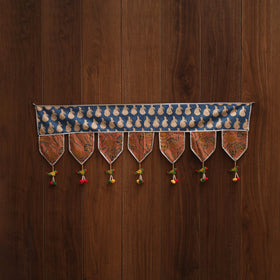 Handmade fabric toran for festive decor 115 - handcrafted