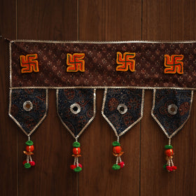Handmade fabric toran for festive decor 118 - handcrafted