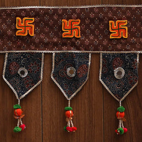 Handmade fabric toran for festive decor 118 - handcrafted