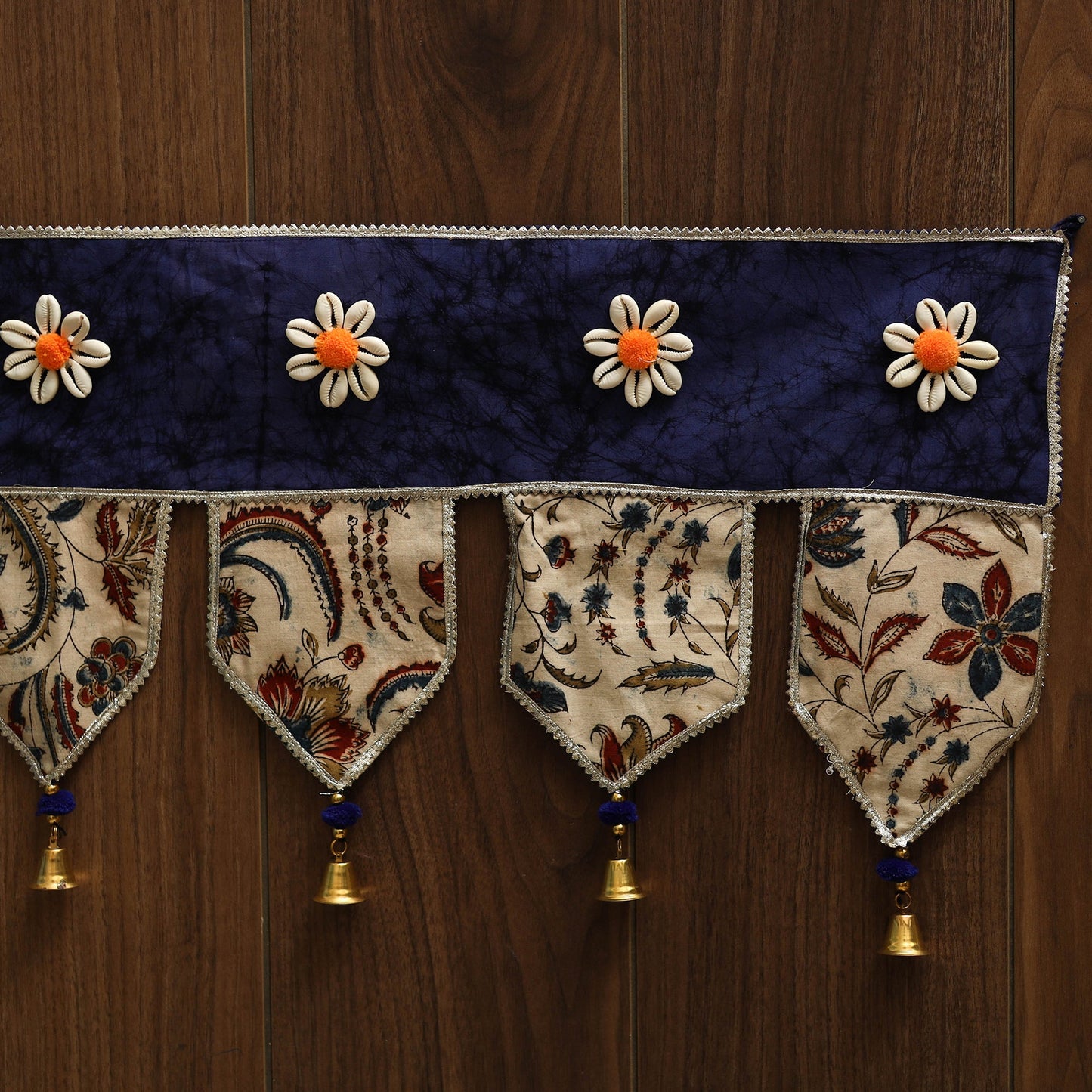 Handmade fabric toran for festive decor 12 - handcrafted